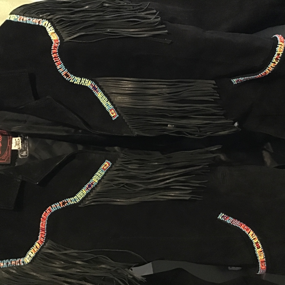 REN Ellis Indianleather suede fringe Blazer/jacket